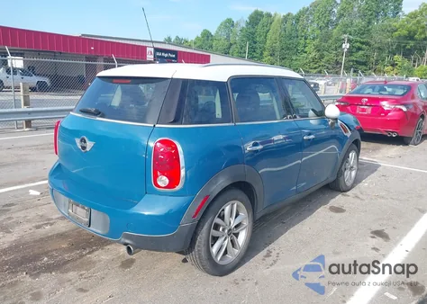2011 Mini Cooper из США, поврежденный, VIN WMWZB3C55BWM00840